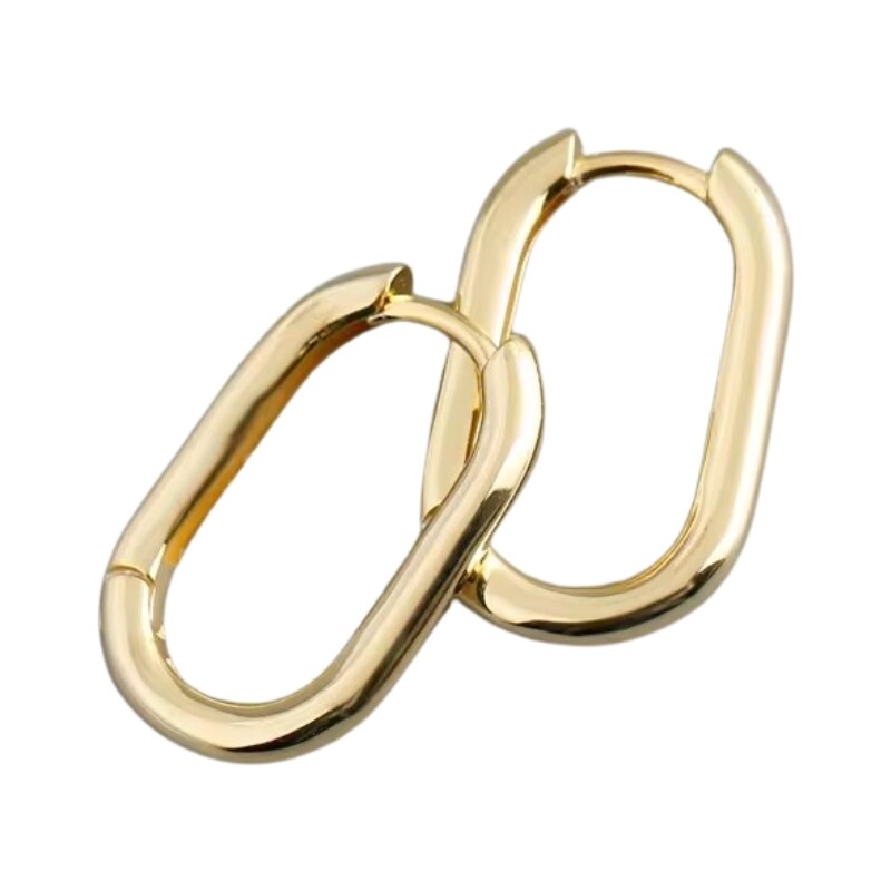 MAJYA Strieborné náušnice CECILE 24 mm pozlátené 10934 64581910