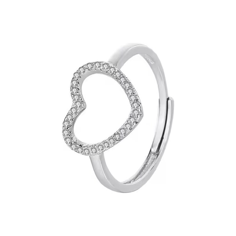 MAJYA Strieborný nastaviteľný prsteň DESIRE 10937 64581912