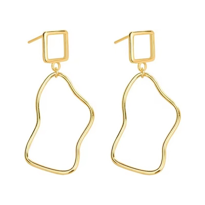 MAJYA Strieborné náušnice LETYA pozlátené 10929 64581904