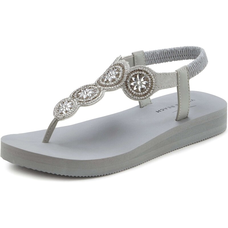 VENICE BEACH Žabky svetlosivá / priehľadná 54345160