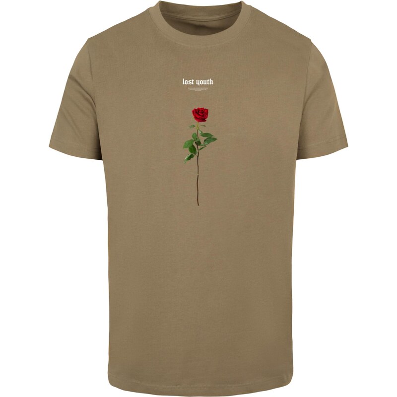 Mister Tee Mens T-shirt Lost Youth Rose - olive 52484136