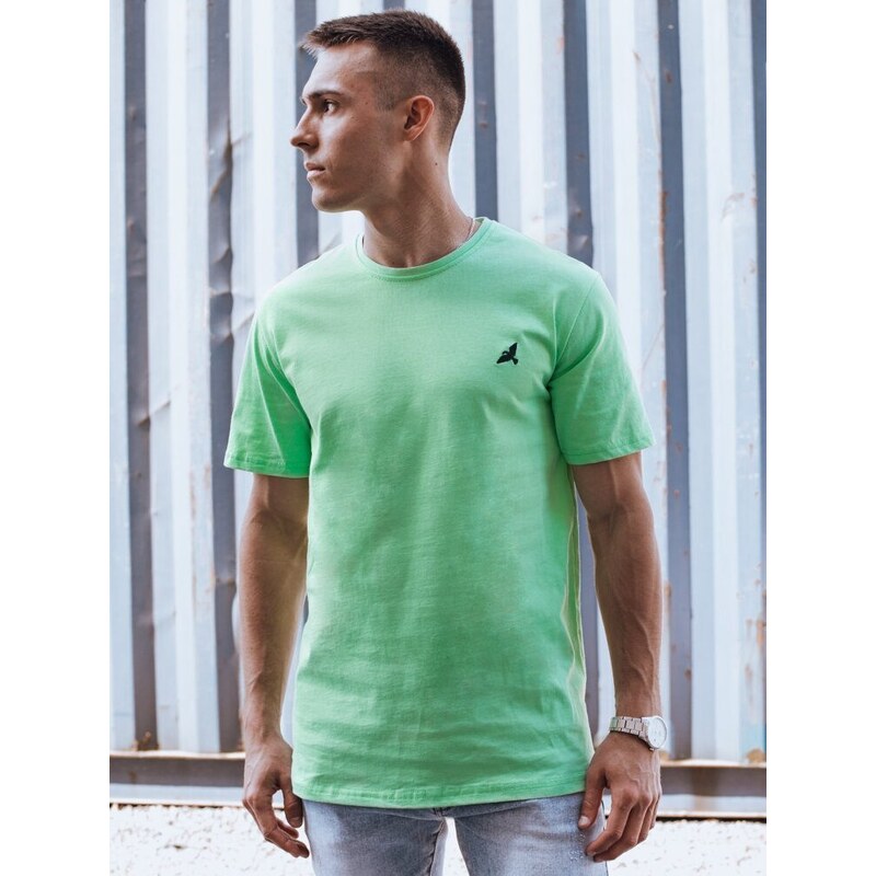 Dstreet Trendy mentolové tričko s logom 52502845