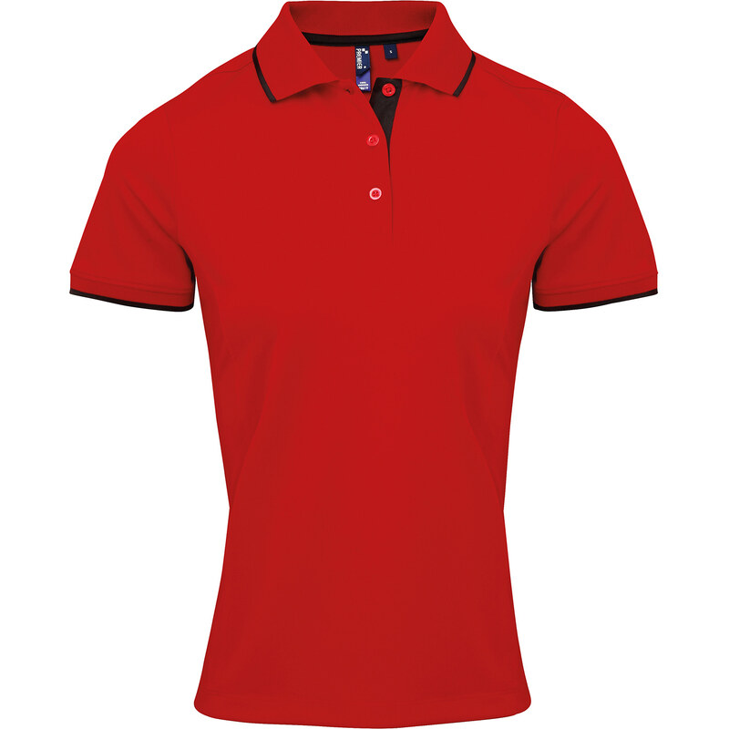 Dámske funkčné polo tričko s kontrastom Premier 62678991