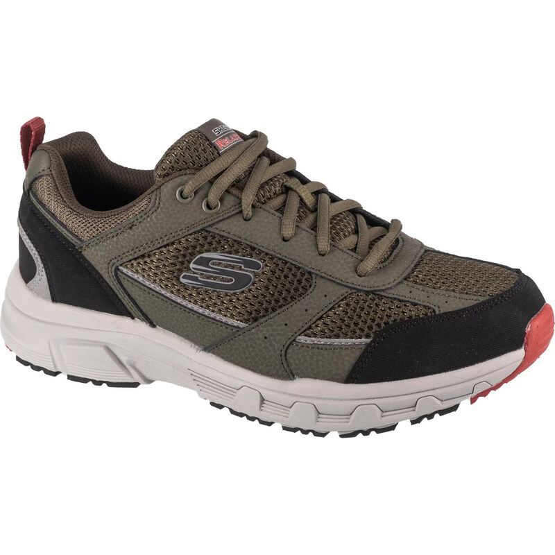 Khaki trailové topánky Skechers Oak Canyon-Verketta 51898-OLBK 67444373