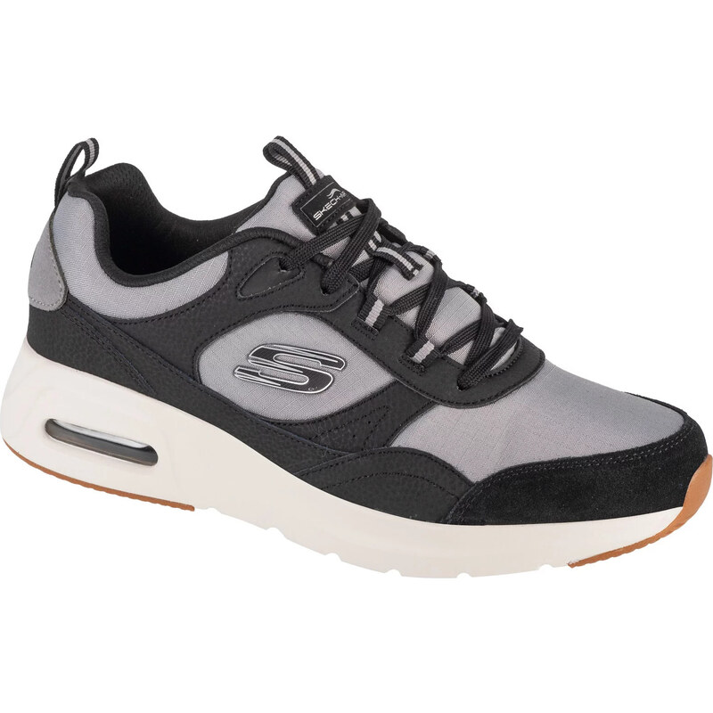Sivo-čierne pánske tenisky Skechers Skech-Air Court - Yatton 232648 52673353
