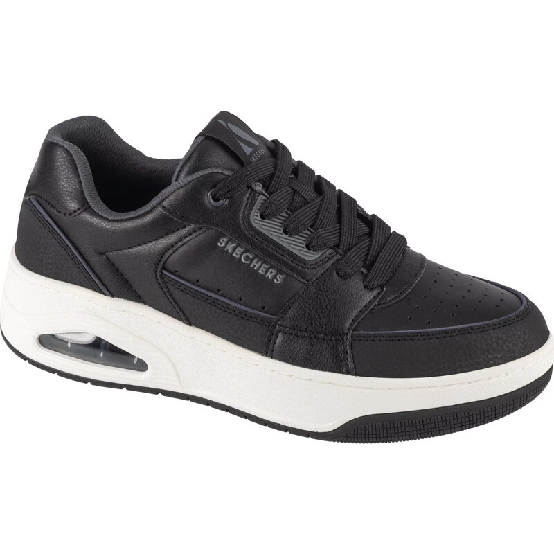 Čierne pánske voľnočasové tenisky Skechers Uno Court - Low-Post 183140 52673354