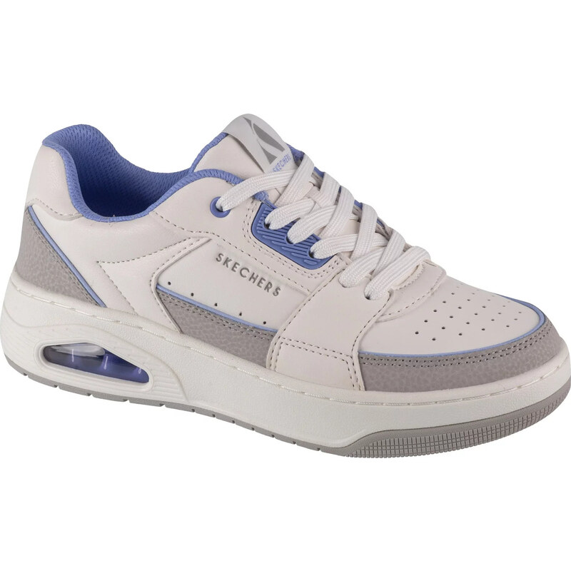 Biele dámske voľnočasové tenisky Skechers Uno Court - Courted Style 52673355