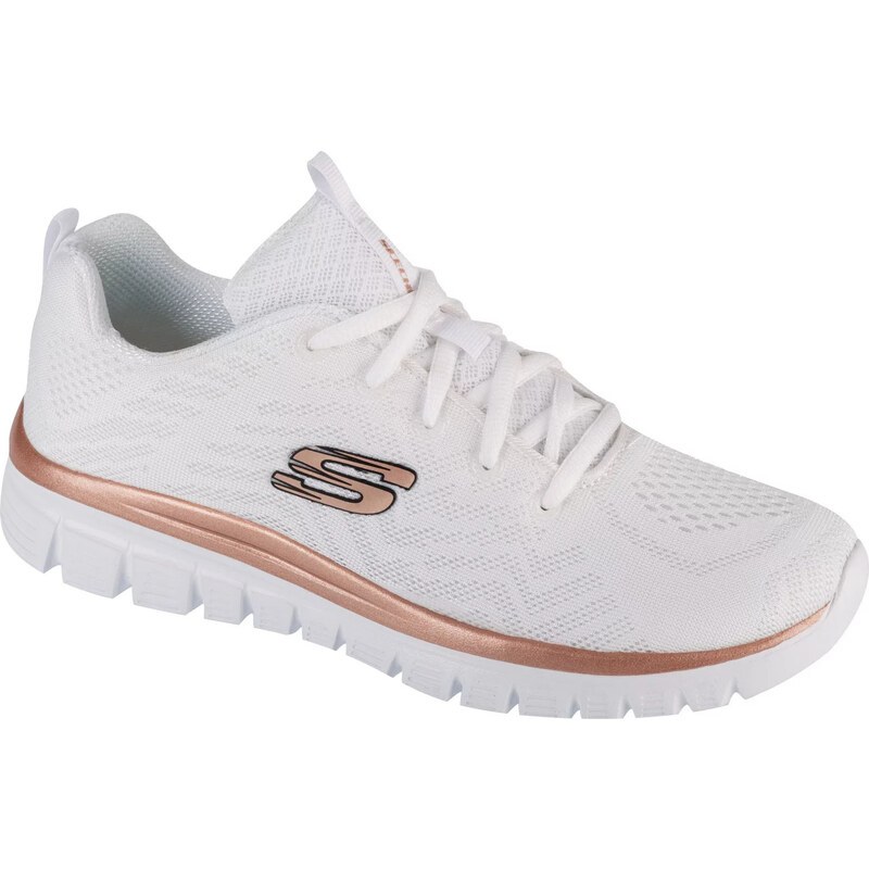 Biele dámske tenisky Skechers Graceful - Get Connected 12615-WTRG 52673356