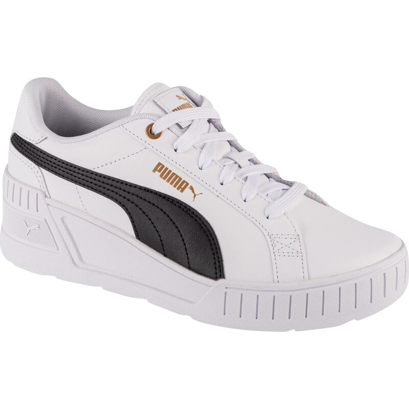 Biele dámske štýlové tenisky Puma Karmen Wedge 390985-02 52673365