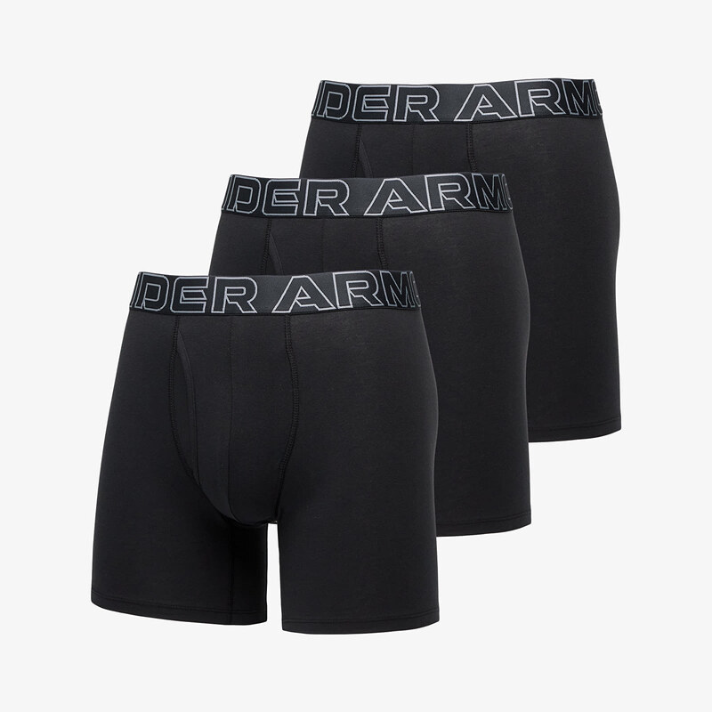Boxerky Under Armour Perf Cotton 6In Black L 52515645