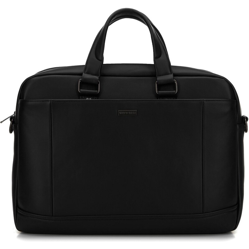 Wittchen Pánska taška na 15,6 notebook z ekokože 98-3P-510-1 52516442