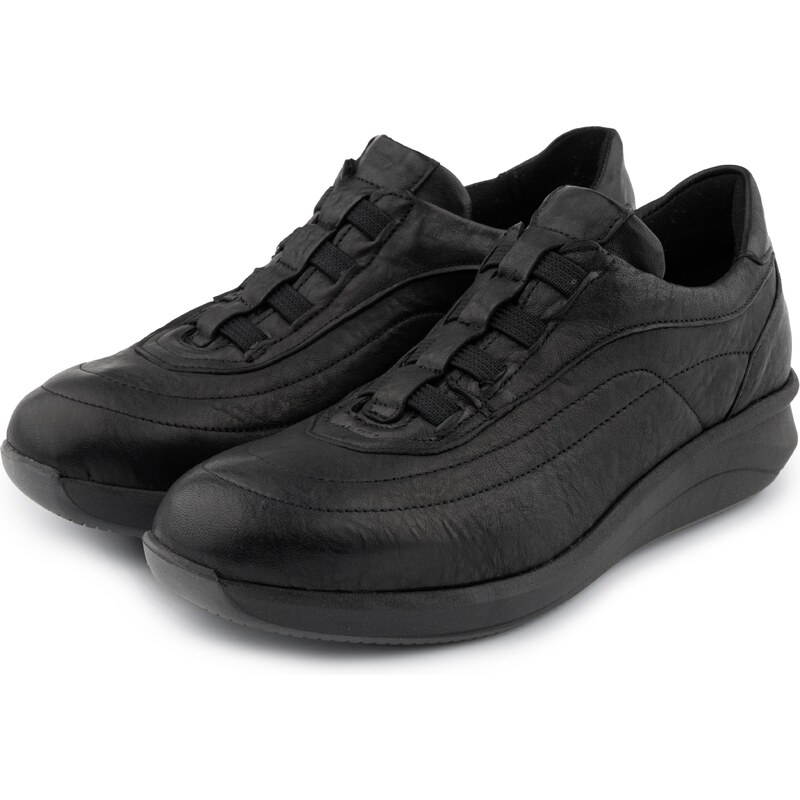 Vlnka Dámske kožené tenisky Ivona čierna veľkosti obuvi - dospelí 37 65798887