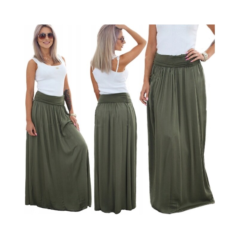 Fashionweek Dlhá letni sukňa z vzdušného materialu MF266 52527164