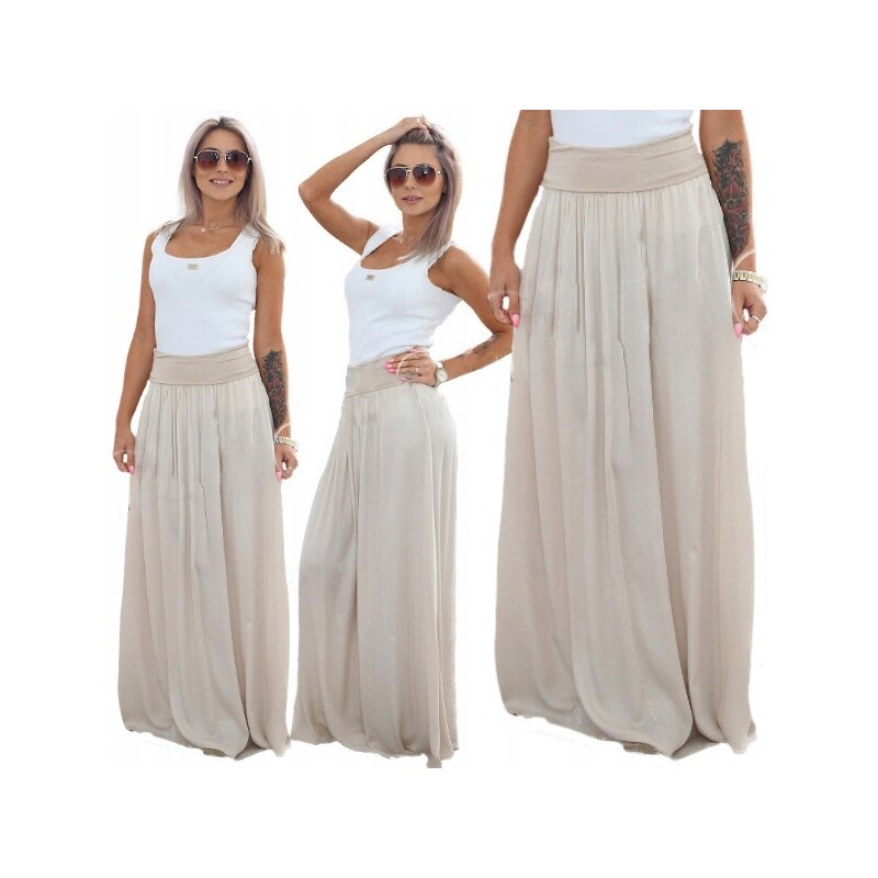 Fashionweek Dlhá letni sukňa z vzdušného materialu MF266 52527167