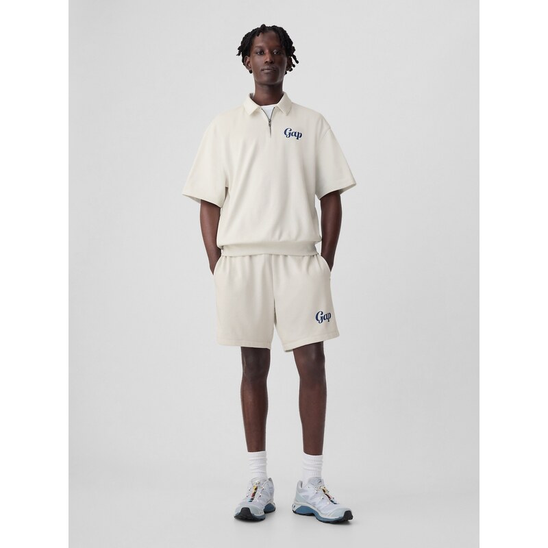 Béžové pánske teplákové kraťasy GAP 66528451