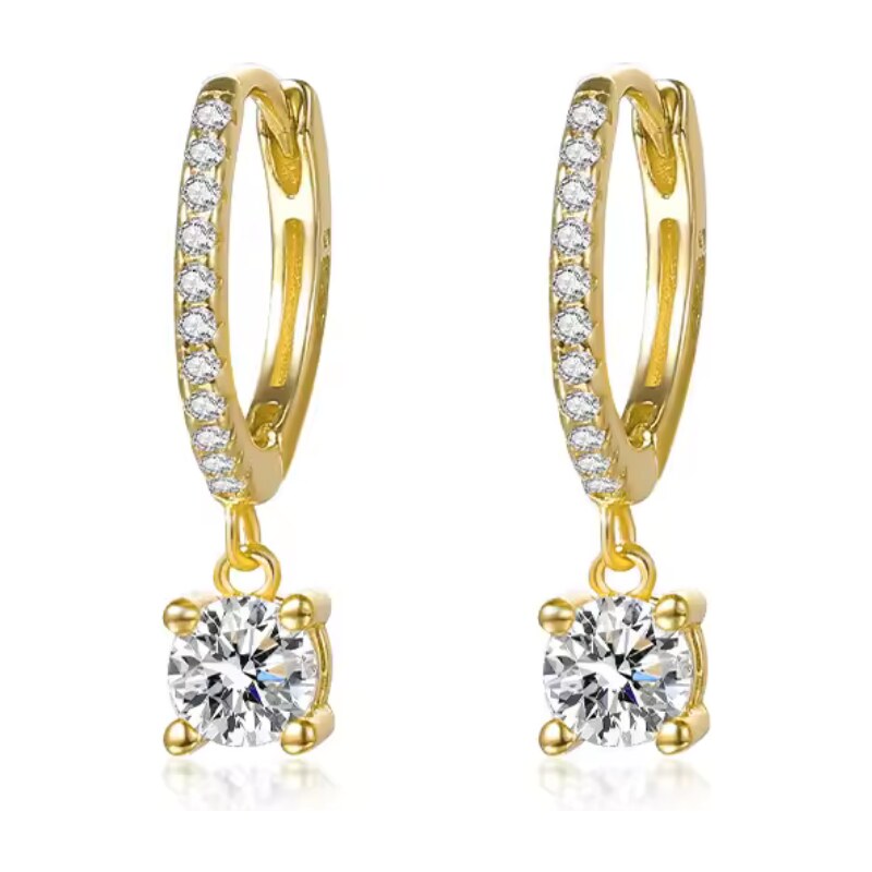 Olivie Strieborné krúžkové náušnice GOLD 8690 52561397