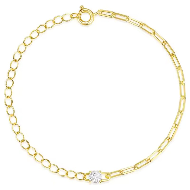 Olivie Strieborný náramok GOLD 8692 52561399