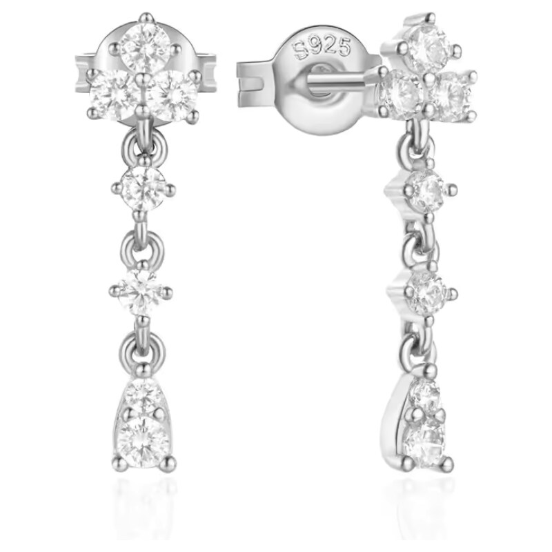 Olivie Strieborné náušnice ELSA 8699 52561406