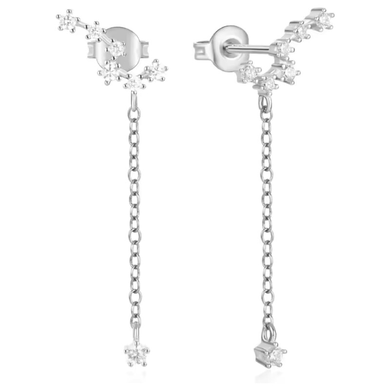 Olivie Strieborné náušnice PADAJÚCA HVIEZDA 8710 52561415