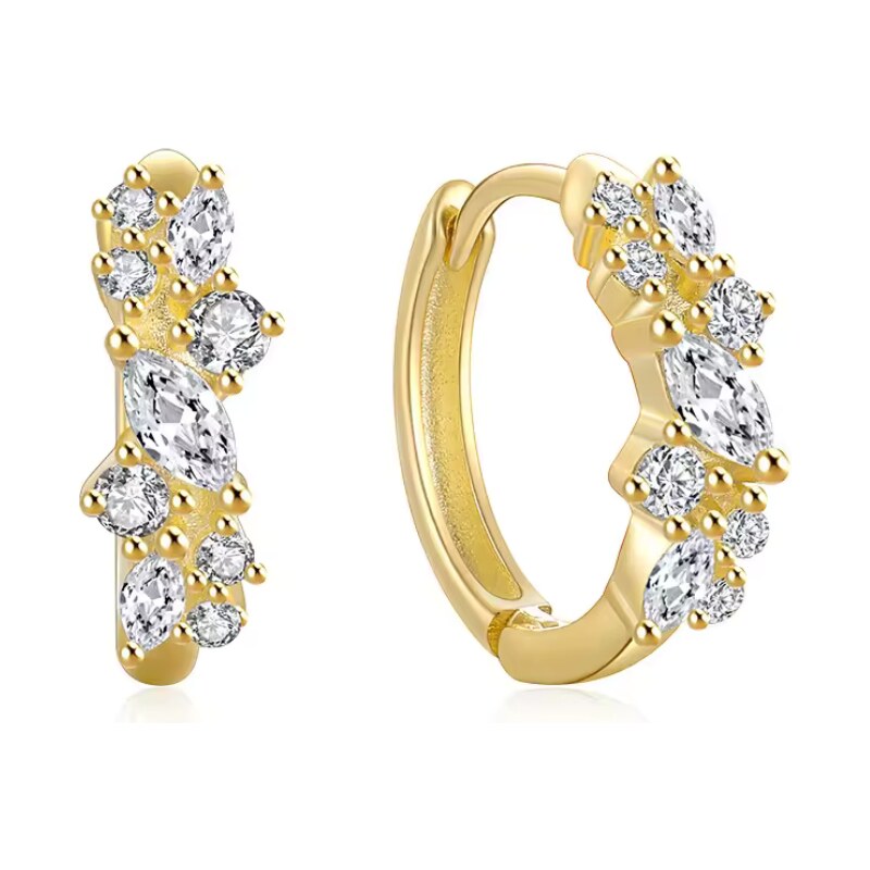 Olivie Strieborné krúžky GOLD 8711 52561416