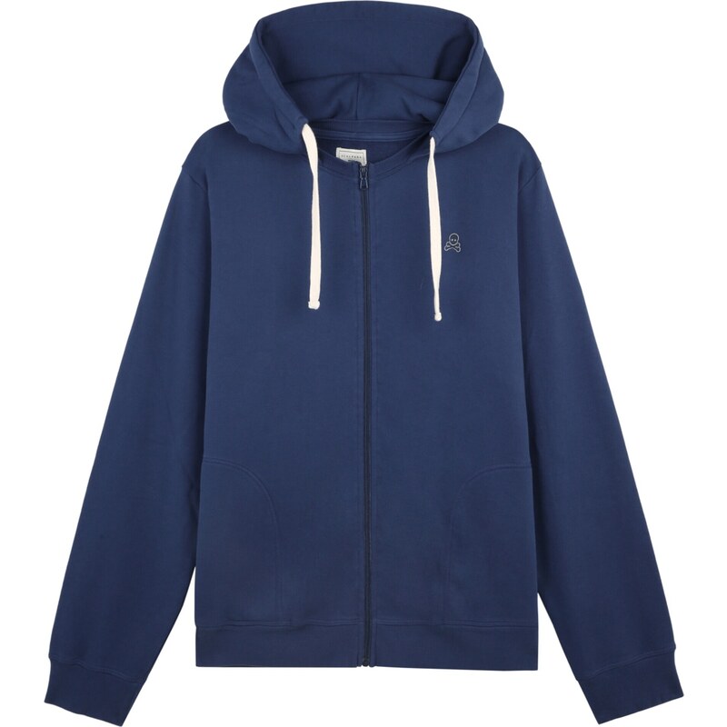 Scalpers Tepláková bunda námornícka modrá 54239623
