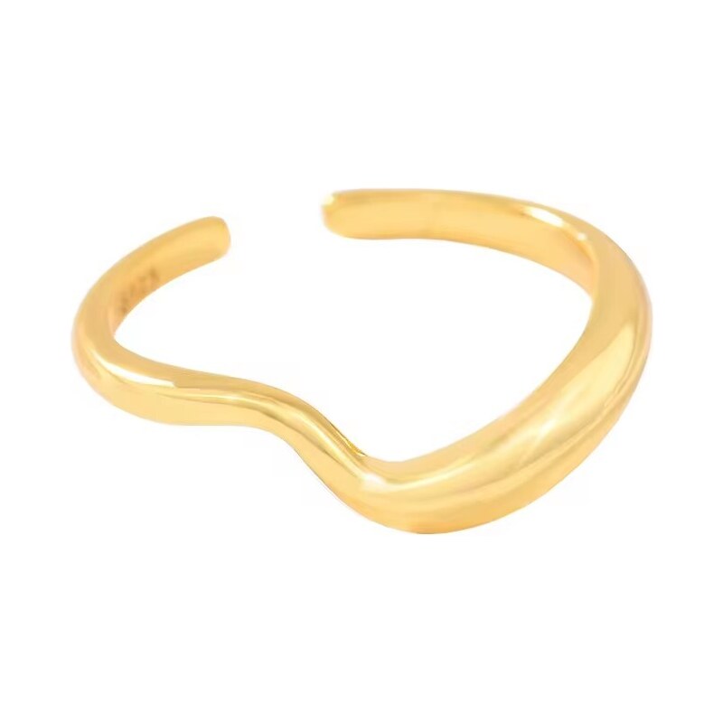 MAJYA Strieborný nastaviteľný prsteň AMBITION pozlátený 10958 64581919