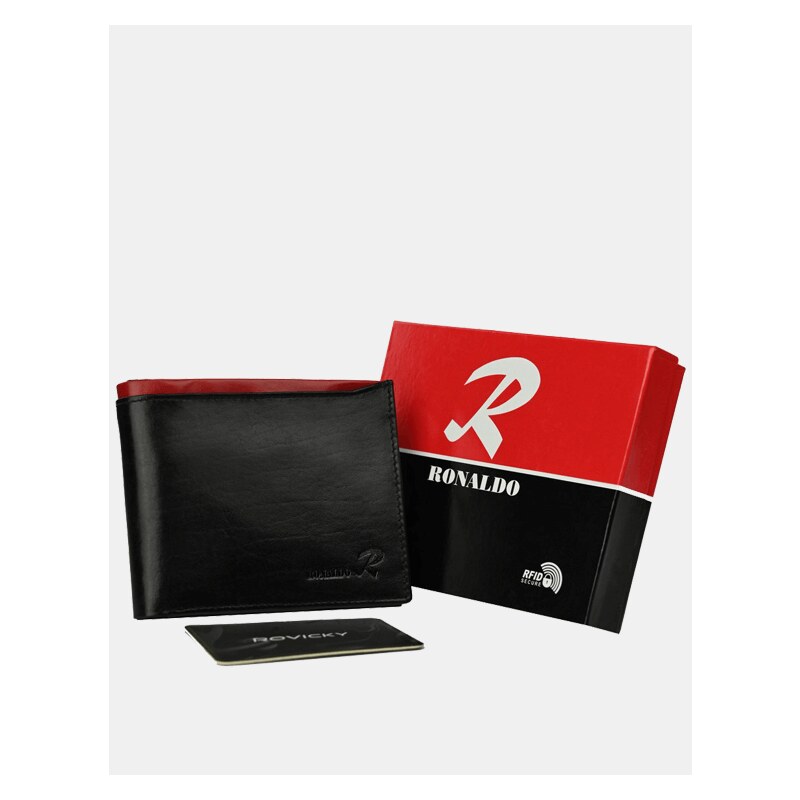 TOSN Pánska peňaženka Ronaldo N992 čierna 62687941