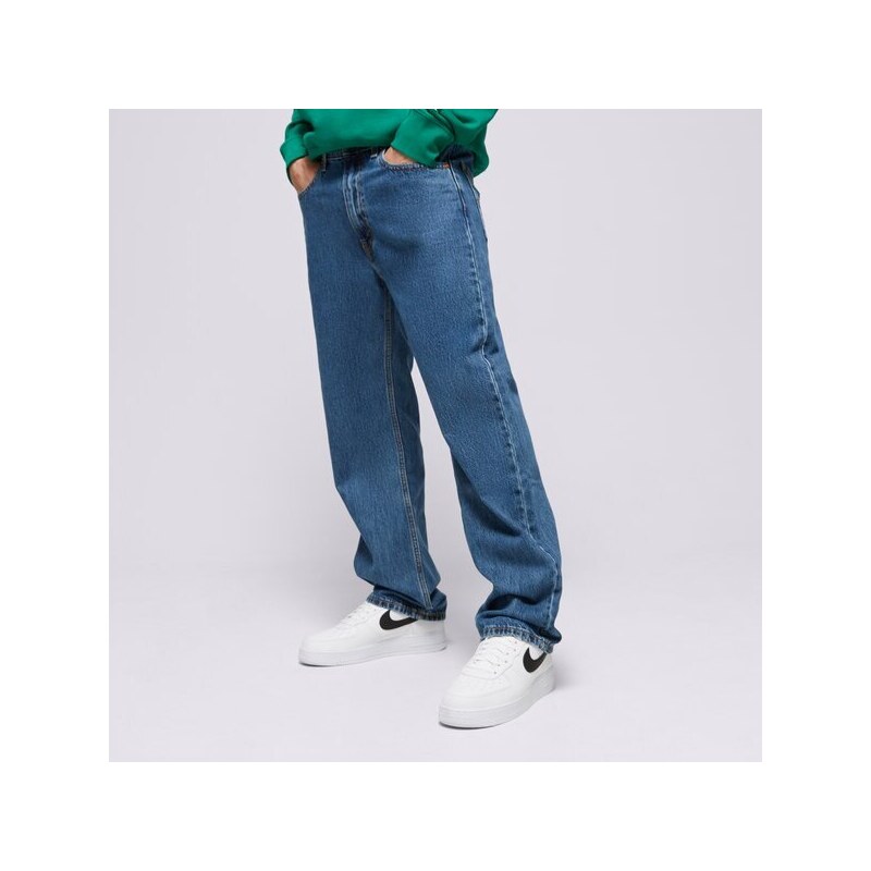 Levis Nohavice 565 97 Loose Straight Med Indigo Muži Oblečenie 51507800