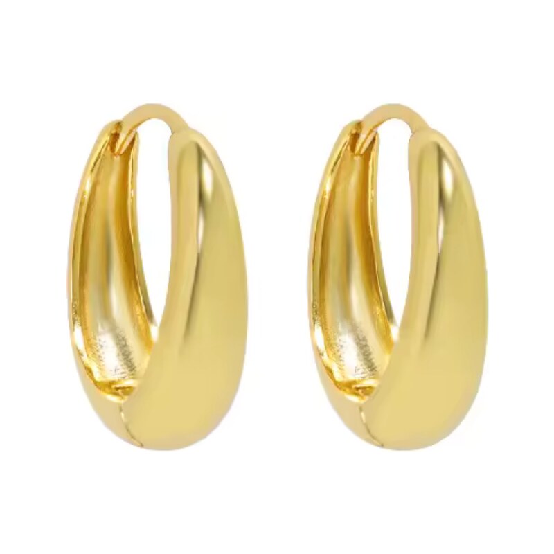 Olivie Strieborné 16mm náušnice GOLD 8729 52584582