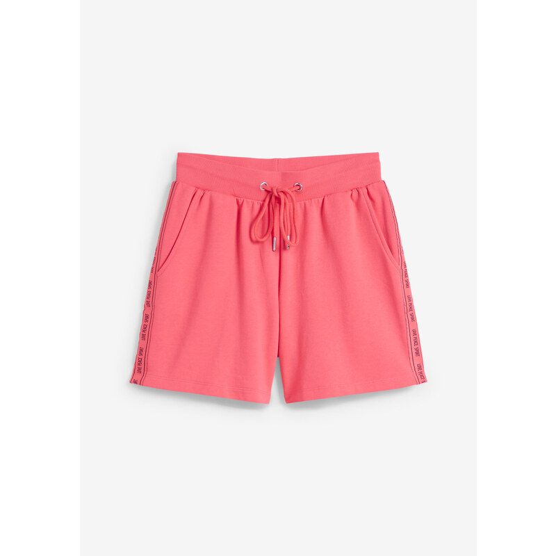 bonprix Teplákové šortky, farba ružová 52582302