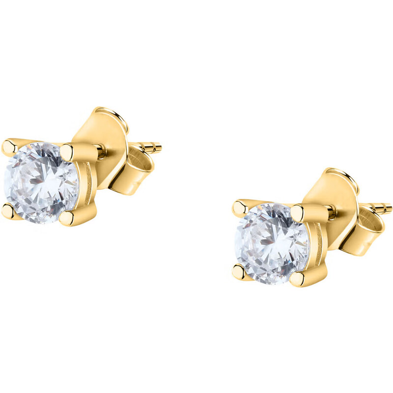 La Petite Story Pozlátené náušnice s čírymi zirkónmi Silver LPS01AWV13 66584030