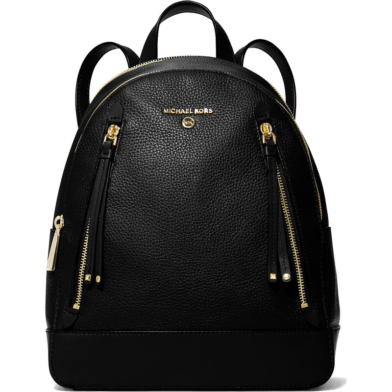 Michael Kors Brooklyn Leather Medium Backpack Black 63717789