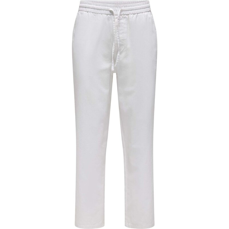 Only & Sons Nohavice ONSSinus biela 53786859