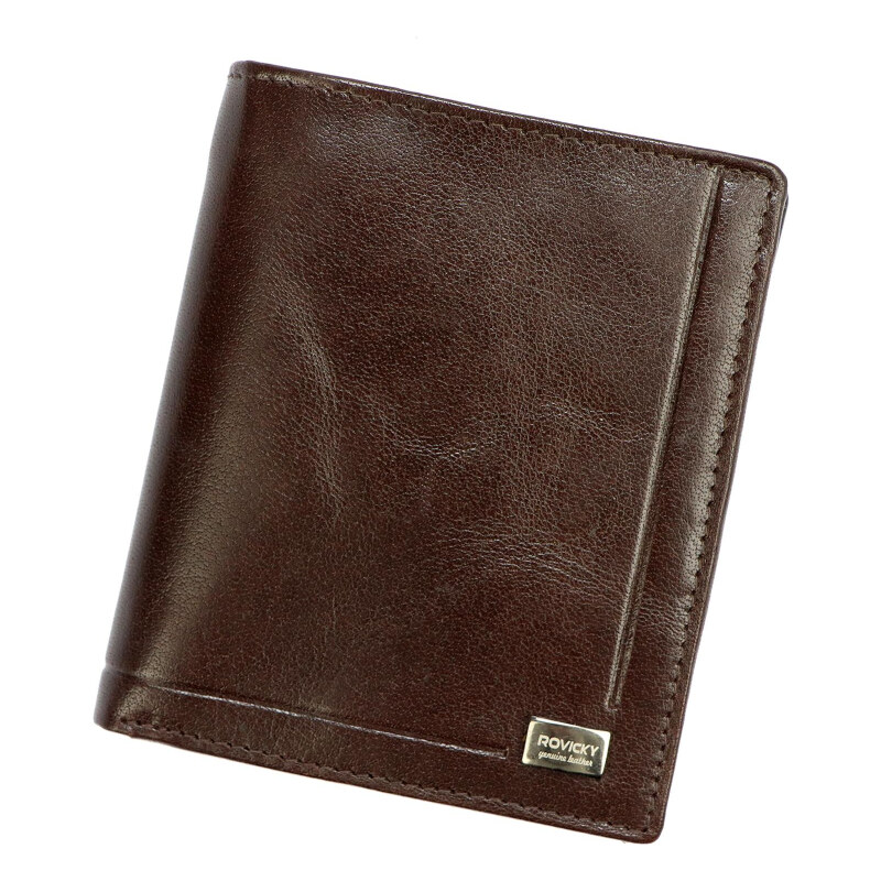 Pánska kožená peňaženka Rovicky hnedá KZ41897 62180068