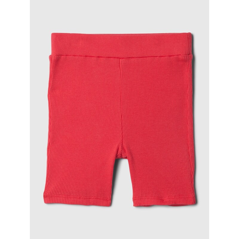 Červené dievčenské elastické kraťasy GAP 53880652