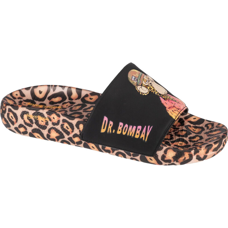 Pánske leopardie šľapky Skechers Snoop Dogg Hyper Slide - Dr. Bombay 52673545
