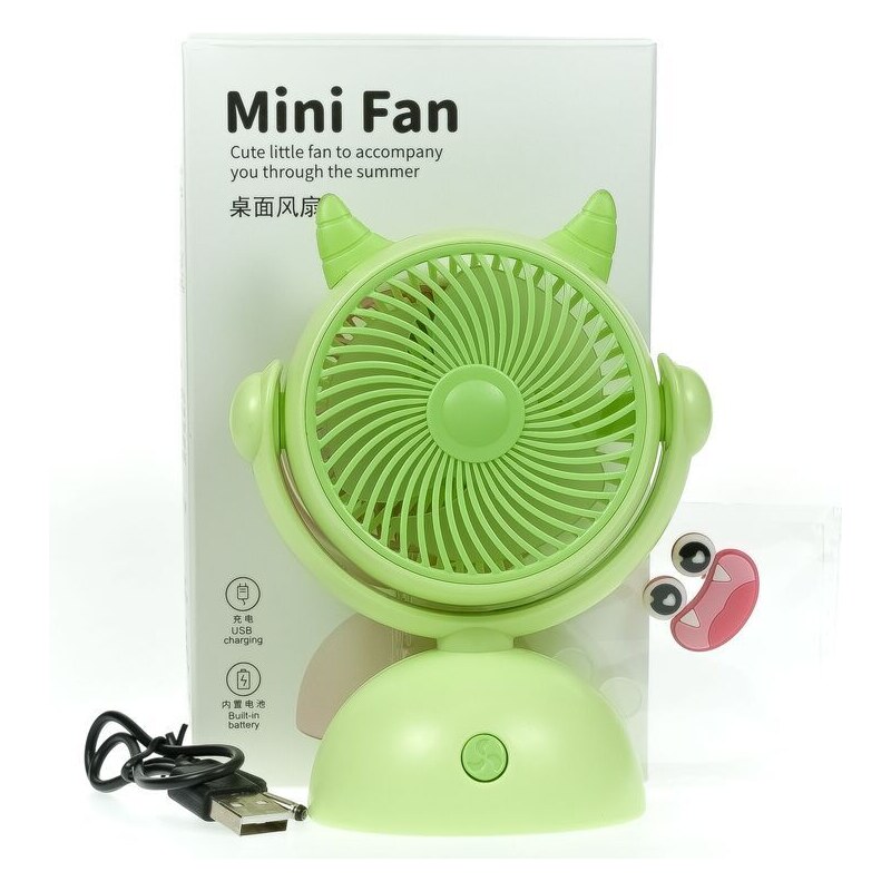 JOHN-C Bezdrôtový zelený ventilátor 52608907