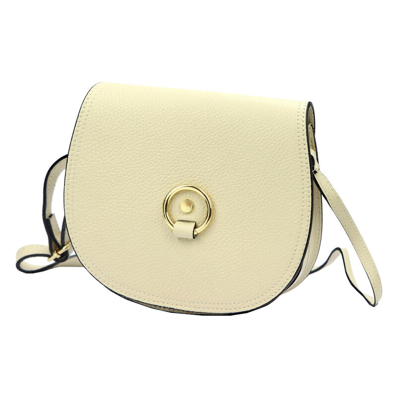 Kožená kabelka Florence béžová KZ52721 62179489