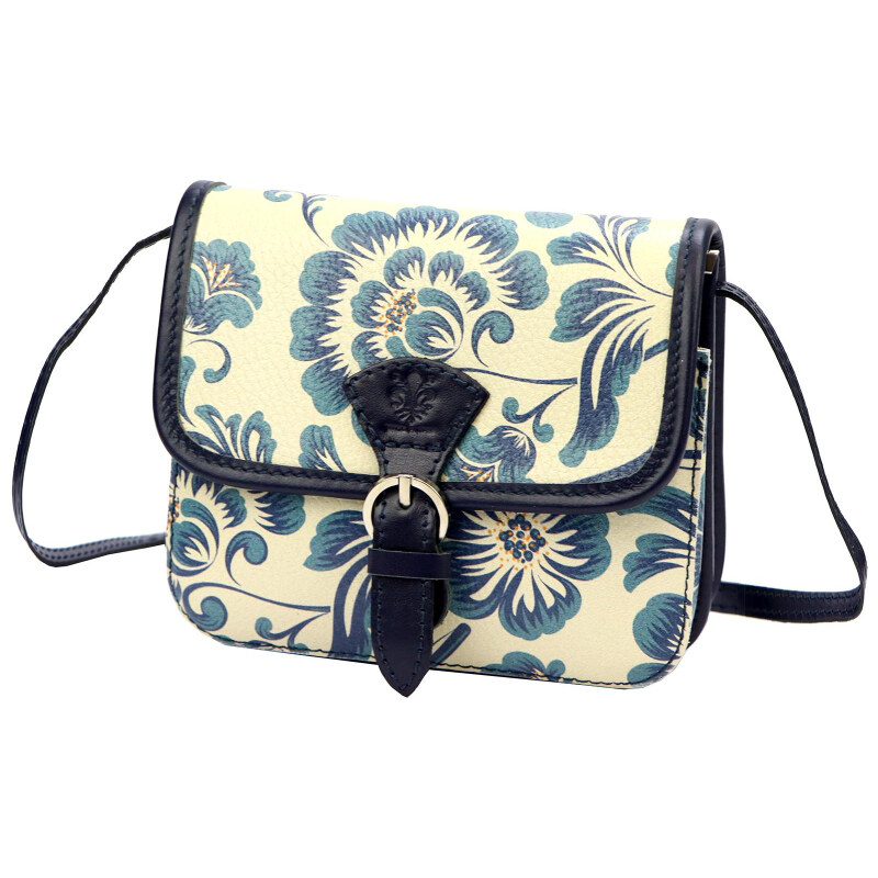 Kožená kabelka Gregorio modrá KZ51883 65764843