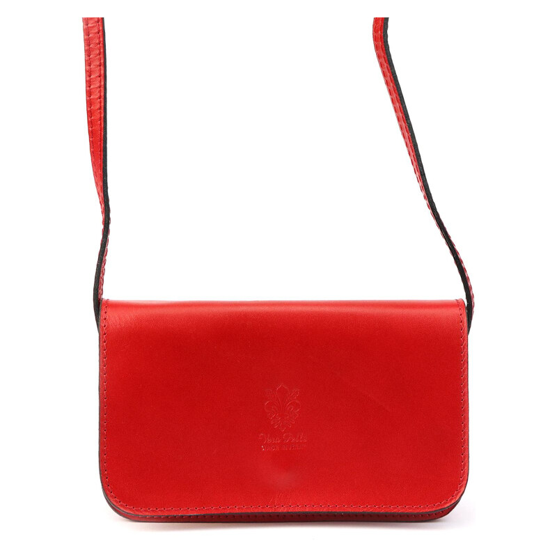 Kožená kabelka Gregorio červená KZ37373 63191163