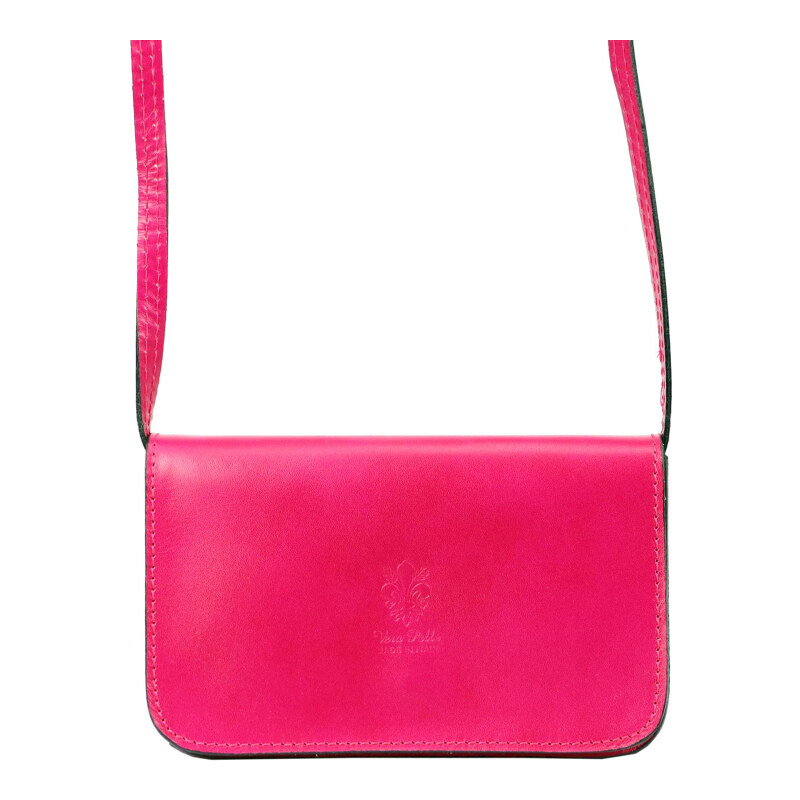 Kožená kabelka Gregorio fuchsiová KZ40938 62179809