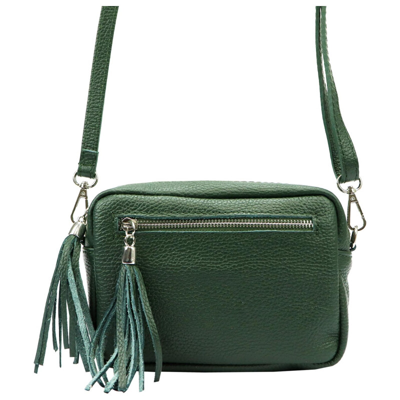 Kožená kabelka Luka zelená KZ49775 63191167