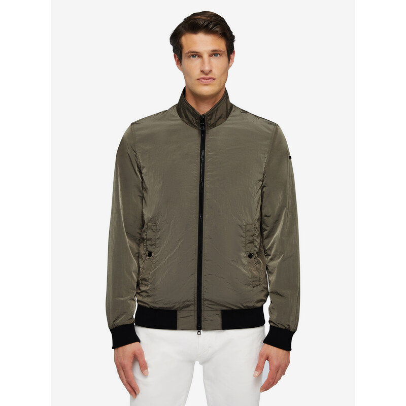 Kaki pánska bunda Geox Deiven 66486631