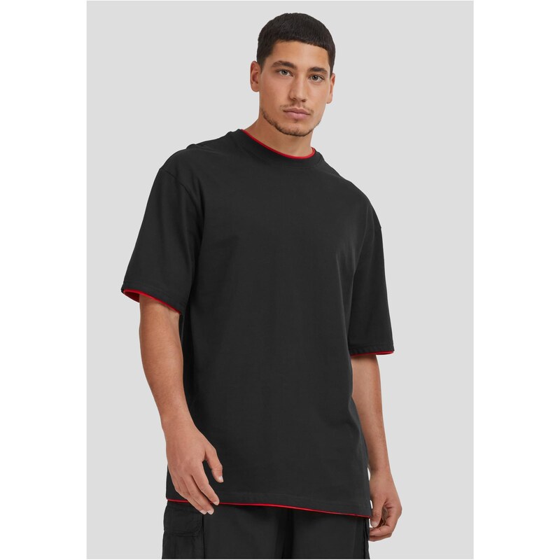 Urban Classics Contrasting high top blk/red 64689094