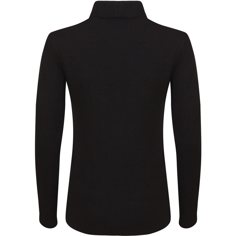 Dámsky čierny rolák s dlhým rukávom Skinnifit 60697862