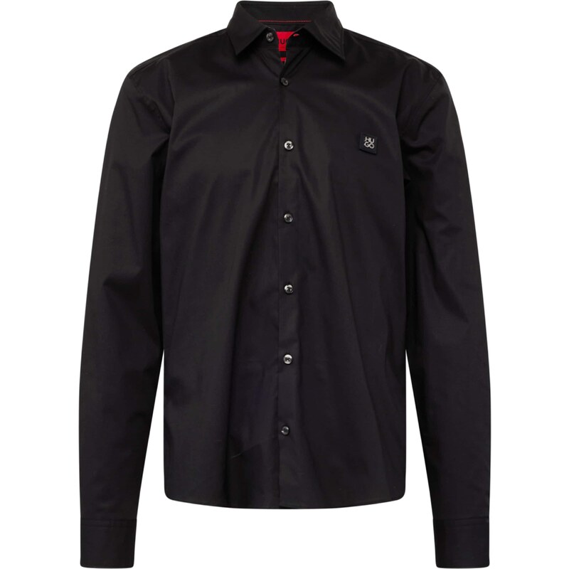 HUGO Košeľa Ermo sivá / čierna 54362302