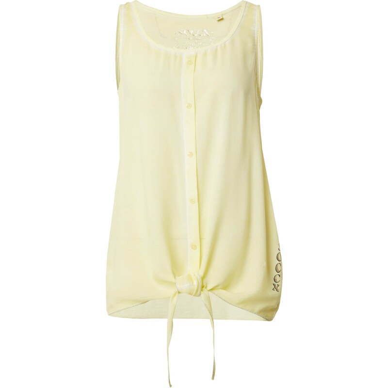 Soccx Top pastelovo žltá / zlatá / čierna 52619506