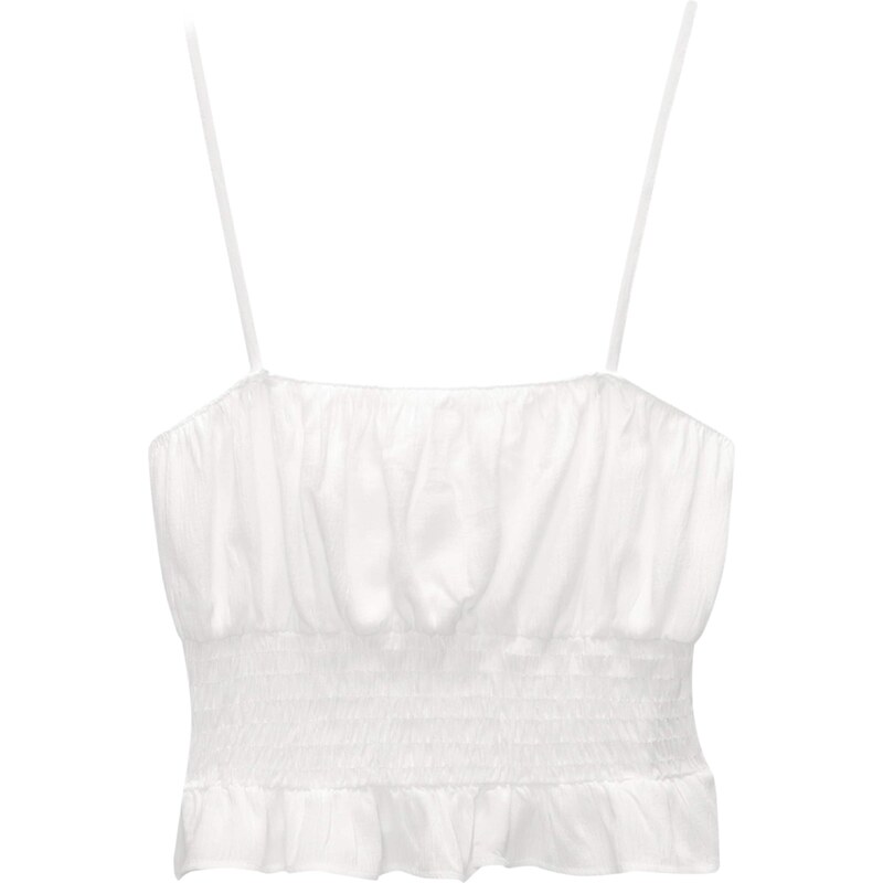 Pull&Bear Top biela 54362982