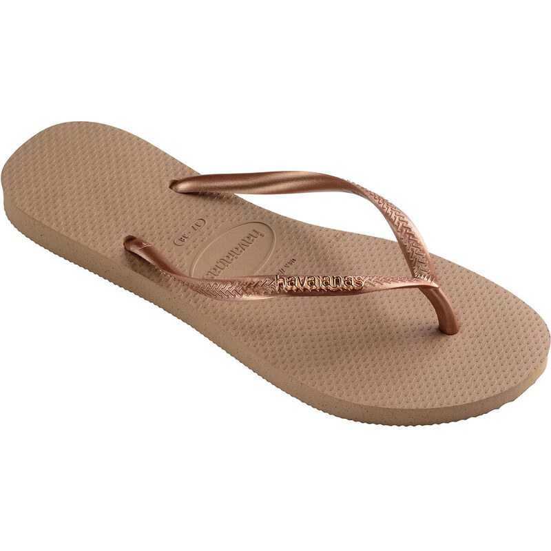 Havaianas Slim Logo Metallic Rose Gold 68447640
