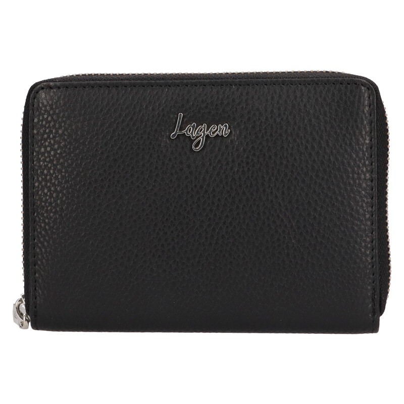 Dámska kožená peňaženka Lagen 50309 Black 53629723